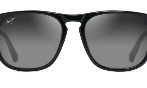 Maui Jim sólgleraugu Grey Kupaa Shiny Black w/Trans Light Grey