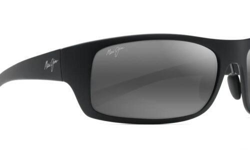 Maui Jim sólgleraugu Grey Big Wave Black Matte