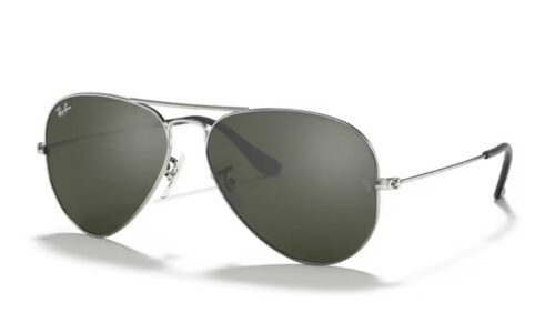 Ray Ban sólgleraugu Aviator 3025 58 Silver Mirror