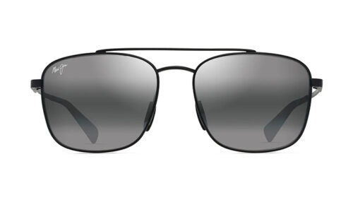 Maui Jim sólgleraugu Piwai AF Matte Black W/Gray