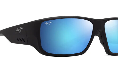 Maui Jim sólgleraugu Keha Blue Hawaii Matte Black