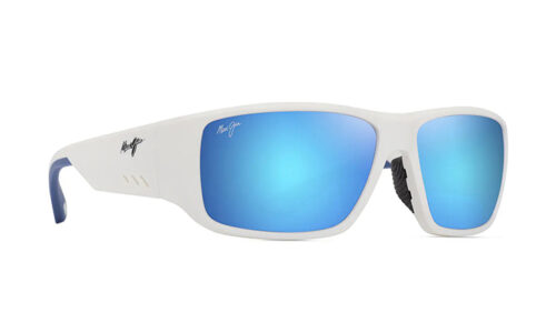 Maui Jim sólgleraugu Keha Blue Hawaii Af Matte White