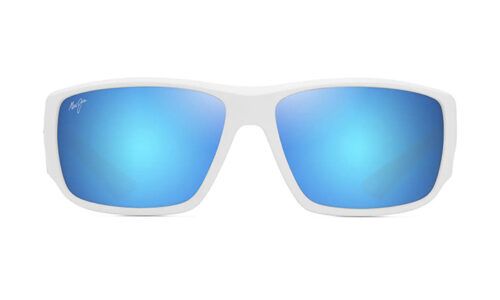 Maui Jim sólgleraugu Keha Blue Hawaii Af Matte White