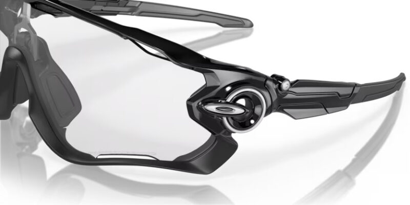 Oakley Jaw Breaker Polish Black w/Clear to Black Iridium Photochromic - Image 2