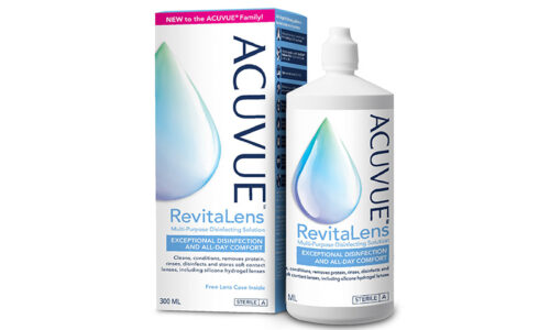 x Acuvue RevitaLens Linsuvökvi 300 ml