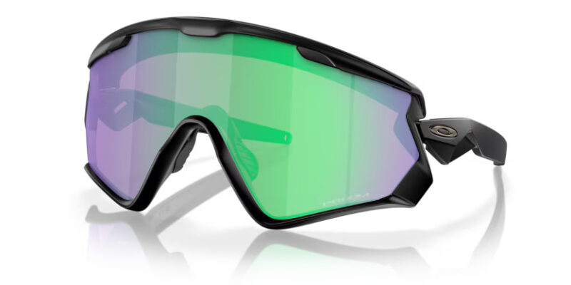 Oakley Wind Jacket 2.0 Matte Black Prizm Road Jade