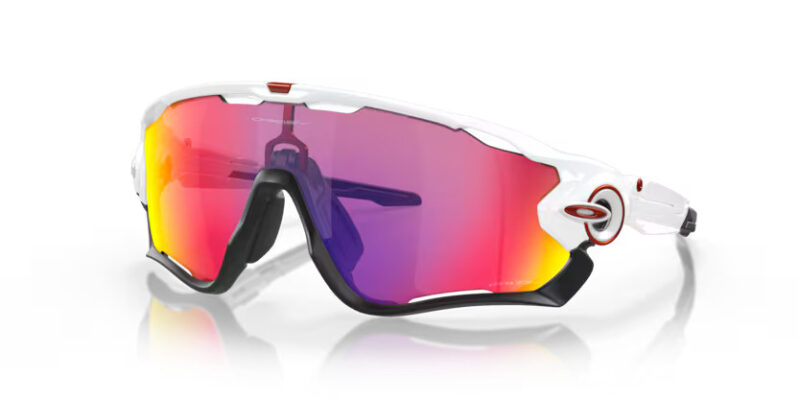 Oakley JawBreaker Polished White w/Prizm Road