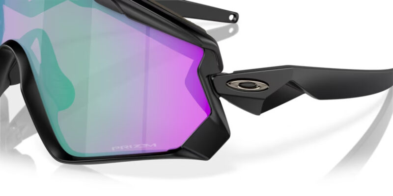 Oakley Wind Jacket 2.0 Matte Black Prizm Road Jade - Image 2