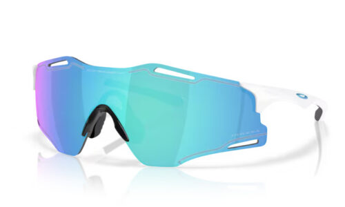 Oakley Cybr Zero Polished White Prizm Sapphire
