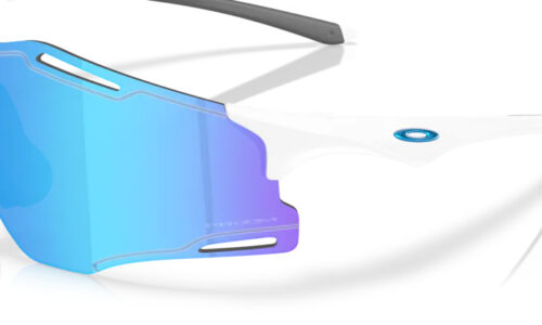Oakley Cybr Zero Polished White Prizm Sapphire