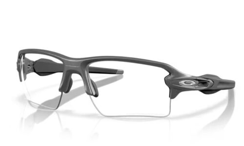 Oakley Flak 2.0 Steel Clear to Black Iridium Photochromic 50%