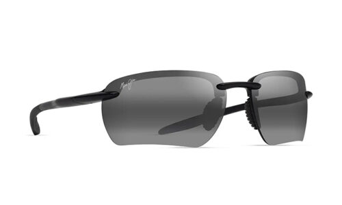 Maui Jim Hookipa Grey Ultra G Shiny Black
