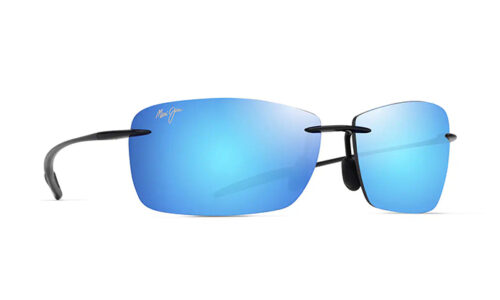 Maui Jim Lighthouse Blue Hawaii Shiny Black